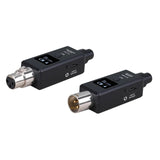 Wireless Transmitter/Receiver for Dynamic Microphone Audio Mixer PA System 500-980MHz Mic Condenser Converter Set