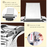220V Multifunctional Wonton Dumpg Skin Maker Electric Noodle hine Thickness Adjustment Press Dough Make Noodles