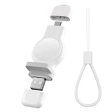 NEW in 1 Magnetic Wireless Charger Portable Type-C USB Interface for Apple Watch iWatch 8 7 6 5 SE 4 3 2 Fast Charging
