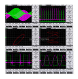 JDS3082A Digital Oscilloscope Handheld 500MSA/S 80MHz 2CH Digital Oscilloscope With 6000 Multimeter 100-240V