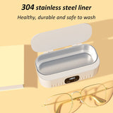 Ultrasonic Cleanser - High Frequency Ultrasound Cleaning Bath for Glasses, Jewelry & More