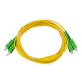10PCS/bag APC 3M Single mode duplex patchcord SC 2.0mm or 3.0mm FTTH fiber optic jumper cable free shipping