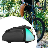 Rear Rack Saddle Touring Shopping Storage Pouch Refletive Shoulder 8L Pannier Trunk Bicycle Bag Men Women