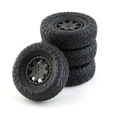 4Pcs Rubber Tire Wheel Tyre For Kyosho Mini-Z Mini Z 4X4 RC Crawler Car Spare Parts Accessories