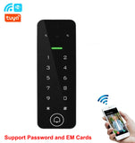 Tuya WIFI fingerprint keypad RFID controller Waterproof Video Intercom Wired Camera Door Entry System for Apartment/Villa