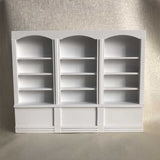 1/12 Scale Miniature Display Cabinet Dolls House Mini Furniture Glass Bookcase