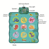 Children's Dancing Mat Electric Princess Dance Mat Wireless Game Pedal Crawling Music