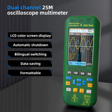 3in1 Multimeter Oscilloscope Signal Source 25Mhz Bandwidth 250MSa/s Sampg Rate Current Capacitance Resistance Diode Tester