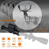 Infrared Night Vision Rifle Scope 1080P HD Video Photo Recording Digital Night Vision Monocular Sighting for Outdoor Hunting
