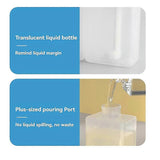 300ml Automatic Sensor Double Soap Dispenser Usb Charging Soap Dispenser 3 Level Adjustable Wall Mou