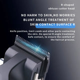Kemei electric push shear KM-2296 cross-border electric push with base USB oil head carving push shear salon hair clipper