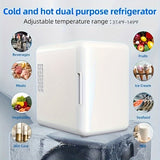 1pc, Mini Fridge For Skin Care, Mini-refrigerator Car Refrigerator Car Home Dual-purpose RefrigerationHeating Electronic