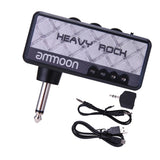 ammoon Electric Guitar Amplifier Amp 1/4 Inch Plug 3.5mm Headphone Jack & Aux In with Heavy Rock Distortion Effect