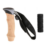 Trekking Pole Handle Lightweight with Hand Strap Attachment Converter Walking
