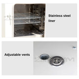 HN-25BS Lab Electro-thermal Constant-temp Microbial Fermented Incubator Stainless Steel er Seed Germination Box 220V 15.6L