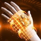 Rechargeable Quick Heating Winter Warm Adjustable Electric Heated Gloves Portable Smart Fingerless