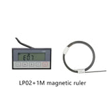 Integrated Digital Display Magnetic Grid LP02 High-Precision Instrument Woodworking Aluminum Straight-Angle Cutting