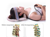Manual cervical tractor convenient household care pillow neck relaxation massage hine
