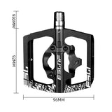 ESLNF Mountain Bicycle Cycg Ultralight Aluminium Alloy 4 Bearings MTB Flat Pedals BMX Road Bike Accessories