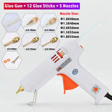 Portable 3K703 Hot Melt 100V-220V 110W Temperature Adjustable Silicone Gun Suitable for 10.8-11.5mm Glue Stick