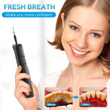 Electric Tartar Dental Scaler Whitening Cleaning Tools Coffee Stains Removal Teeth Cleaner With Tongue Scrape Home