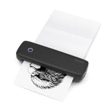 L81 A4 Portable Thermal Transfer Printer Wireless&USB with Mobile Computer 56mm/77mm/107mm/210mm/216mm US Letter A5 Paper Size