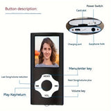 MP3 MP4 players with 8G storage card, supporting music playback and other functions