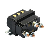 Auto Car Electromagnetic Solenoid Relay Contactor Winch Rocker Switch Thumb For ATV/UTV Universal 12V 250A