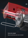 Electric 220V Household Small Lift Portable Remote Control Hoist Crane with Wire.