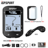 BSC200C iGPSPORT BSC200 C ANT+ GPS Bicycle Computer Route Navigation Wireless Speedometer Support Powermeter Cycg Odometer
