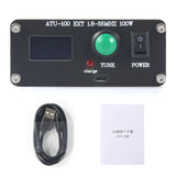 Auto Antenna Tuner, Finished ATU-100, 1.8-50MHz, ATU-100Mini, N7DDC, 7x7 Plus, Mini 0.96 OLED, Metal Box