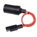 Female 14 AWG with Polarity Reverse Adapter Car Chargers Cigarette Lighter To SAE Cable 30cm
