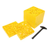 Heavy Duty Leveling Blocks Camper Leveling Blocks with Storage Bag for Car RV Trailer