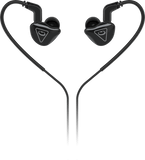 Behringer MO240 studio-grade monitoring earphones Ultra-linear frequency response for extended studio,chat,gaming sessions