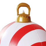 24 Inch Iatable Balls Outdoor with Light and Remote Christmas Decorations Ball Holiday Decor