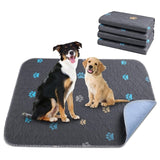 2 PCS Washable Puppy Dog Pee Pad 100% Waterproof Whelping Training Mat For Puppy/Senior Dog, Fast Drying Reusable S