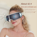Eye Massager Heating Eyes Mask with Music Airbag Massage for Migraines Dry Eye Eye Strain Dark Circles Relief Improve Sleep Gift