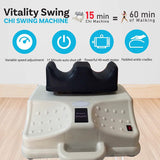 Powerful Swing Vitalizer Machine - Complete Program for Weight Loss, Swollen Ankles, Fibromyalgia. Comfortable Massager.