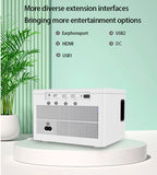 4K Smart Quad Core intelligent X6 Android 9 WIFI LED 2K Video Full HD 1080P Mini Home Theater Projector