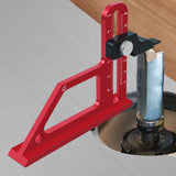 Woodworking TableSaw Depth 0-60mm Adjustable Metric Inch Router Table Height Measuring Ruler Aluminum Alloy Measure Gauge
