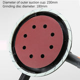 220V 1250W Drywall Sander with Self-Vacuum & Double LED Light - Wall Grinding & Putty Sanding Electric Polisher