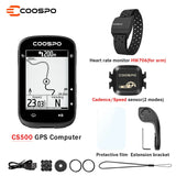 COOSPO CS500 Bike Computer GPS Route Navigation Cycg Odometer Wireless Cycle Stopwatch ANT+ Bluetooth5.0 Bicycle Speedometer