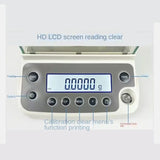 1/10000 0.1mg High Accuracy Lab Analytical Temperature Compensation Balance Scale 220g/120g