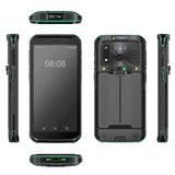 2022 Newest PDA 5.5'' 4G Android 11 IP68 1D 2D Barcode Scanner GMS GPS Logistics Mobile Data Terminal Handheld Red PDAs