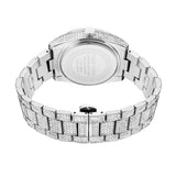 Men's Watches Waterproof 3Bar Luxury Quartz Wristwatch Iced Out Diamond Roman Dial Stainless Steel Strap Casuals Reloj Hombre