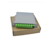 5PCS/packet SC APC Fiber Box FTTH PLC Splitter box with 1X8 Planar waveguide type Optical splitter