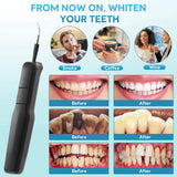 Electric Tartar Dental Scaler Whitening Cleaning Tools Coffee Stains Removal Teeth Cleaner With Tongue Scrape Home