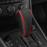 Handle Knob Decor Wear-resistant Shift PU Leather Non-Slip Protective Cover Universal Car Interior Accessories