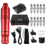 Set Motor Pen Complete Robert hine Tattoo Equipment Maquinas Para Tatuar Profesional Kit