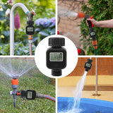 SGS05Garden wMeter Digital Display Consumption Tester Water wVelocity Detector Garden Plant Watering Accessory